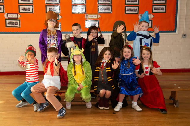 St John the Baptist Primary schoolchildren dressed up as their favourite book characters for World Book Day on Thursday. PT10-247.