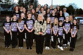 Deputy Mayor Councillor Margaret-Anne McKillop welcomed the ICONIC dance crew to a reception at Cloonavin to recognise their recent success in Blackpool. Credit Causeway Coast and Glens Council