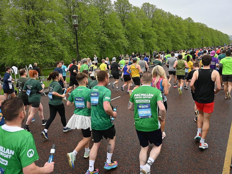 A record number of entrants signed up for the Belfast Marathon this year.