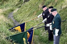 A remembrance ceremony was held on July 20 to remember two World War II airmen who died in a plane crash near the Giant's Causeway.