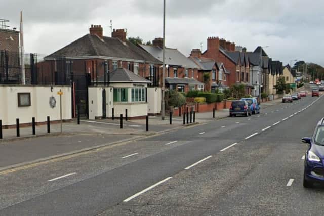 Green Street/Larne Road, Carrickfergus. Image by Google.