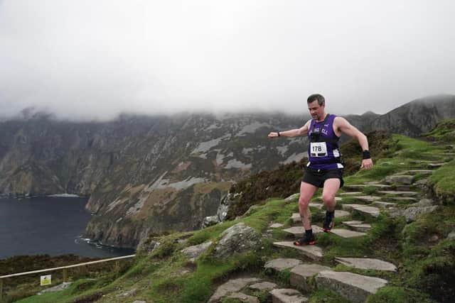 Peter Tees at Sliabh Liag