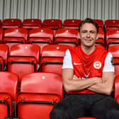 Former Celtic and Hibernian midfielder Scott Allan has joined Larne on a season-long loan. PIC: Larne FC