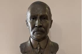 The bust of former Prime Minister Andrew Bonar Law, located at Coleraine Town Hall, cost more than the total £20,000 approved budget for the council’s commemorative programme in 2024/2025. Credit Causeway Coast and Glens Council