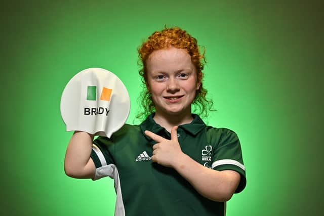 Swimmer Dearbhaile Brady in attendance during a Paralympics Ireland Swimming Team announcement at the Sport Ireland Institute in Dublin. Photo by Sam Barnes/Sportsfile