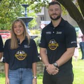 Peter Ryan, Gemma O'Gorman (Peter's fiancé) and Robbie Henshaw