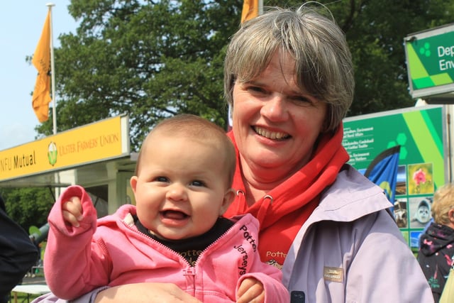 Lynda Fleming and granddaughter Maddison from Seaforde.