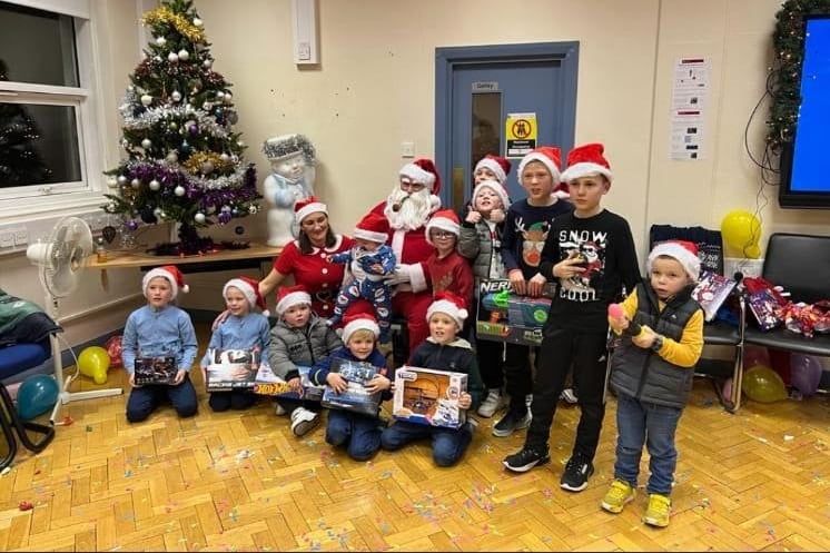There were gifts galore at Fireman Santa's Christmas Party in Portadown Fire Station.