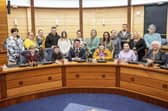 Mayor of Lisburn Kurtis Dickson recently hosted a reception for young people VOYPIC (Voice of Young People in Care)