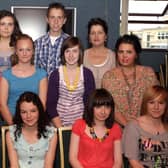 Pictured at a presentation night in 2008 at McLaughlin's Corner following an Irish Culture Week in St Mary's GAA Rasharkin are helpers who received certificates in 2009