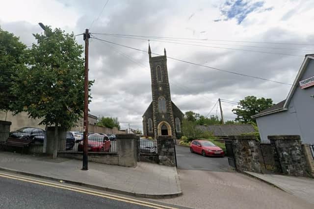 The listed St. James the Apostle Church in Market Street, Tandragee. Credit: Google