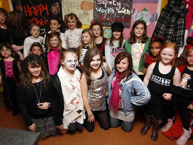 Some of the children pictured enjoying the Portrush Youth Centre Halloween Party in 2010.