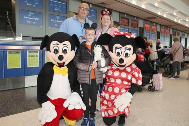 Pictured l-r James, Jamie and Gillian Laverty from Ballycastle