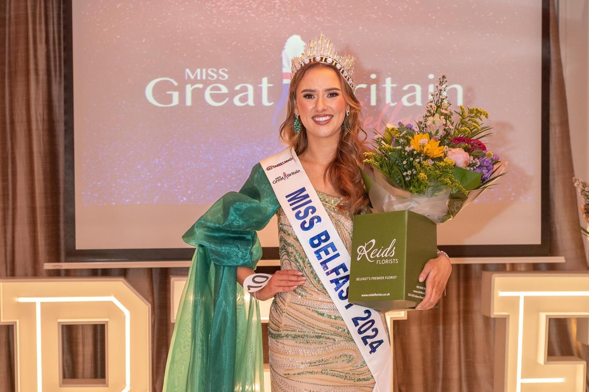 Lisburn beauty queen Stacey Burns shines as she is crowned Miss Belfast in the prestigious Miss GB contest