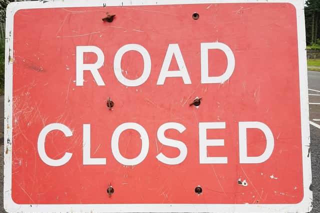 The Antrim Road in Aldergrove is closed following a collision. (Pic: PSNI).