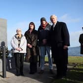Amongst those attending the service was Mary Robin and her brother, Joseph Fennell.  Their grandmother, Mary Fennell was amongst those who died; her body was never recovered.  A plaque in her honour was added to the Larne memorial for the first time with her grandchildren being joined by the Mayor of Mid and East Antrim Council, Cllr Beth Adger and the Queen's Lord Lieutenant for Co. Antrim, David McCorkell.