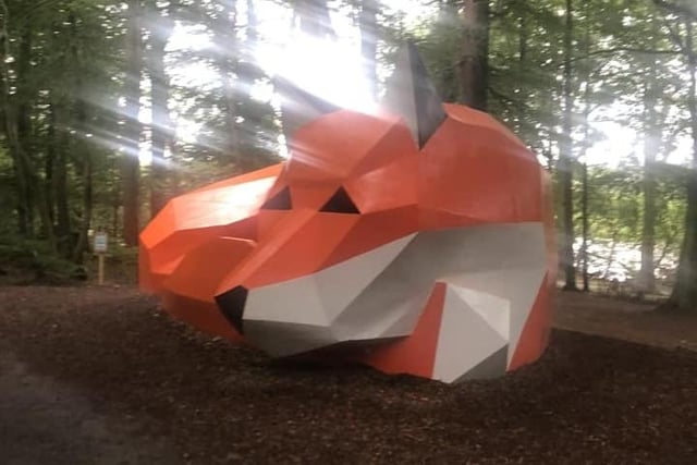 Sculpture in Hillsborough Forest Park by Richard Moore