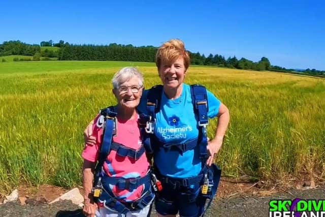 The Banbridge lady took on the challenge to raise funds for Alzheimer’s Society.