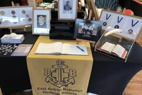 The Boys’ Brigade East Antrim Battalion Heritage Society has collected over two thousand articles of memorabilia to date. Photo: Drew Buchanan