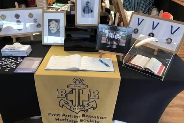 The Boys’ Brigade East Antrim Battalion Heritage Society has collected over two thousand articles of memorabilia to date. Photo: Drew Buchanan