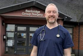 Banbridge GP Doctor Jonathan Dillon has spoken about his shock bowel cancer diagnosis – and his mission to raise awareness about the importance of screening. Pic: Paul Byrne Photography.