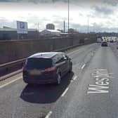 A major resurfacing scheme is taking place on the Westlink, Belfast. Picture: Google