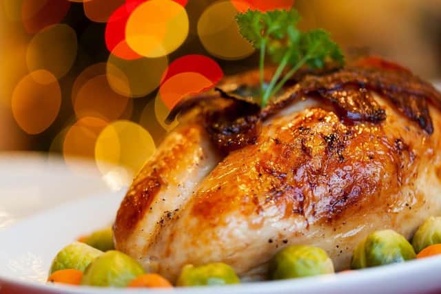 Instead of overindulging on the turkey, think about adding extra servings of vegetables or stuffing so it doesn’t feel as though you’re missing out on more meat on your plate.
