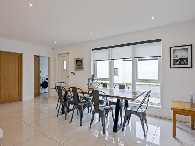 Informal dining area.