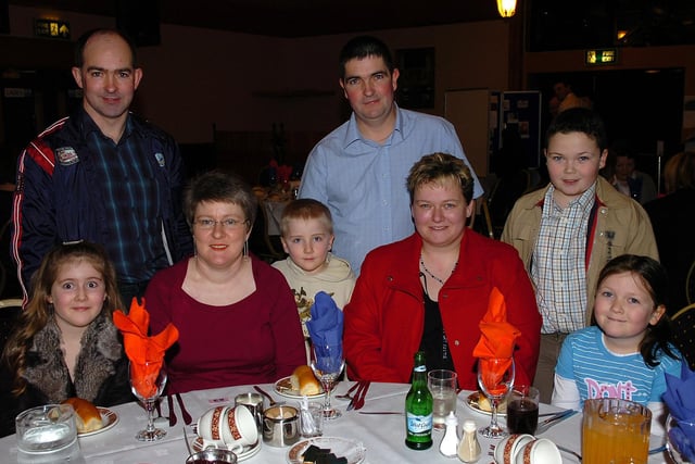All age groups enjoyed the Stewartstown Primary School 70th birthday celebrations and reunion dinner in 2007.
