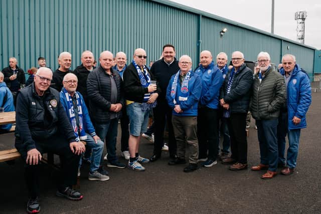 Coleraine FC extends its gratitude to Friends of Coleraine FC following two special presentations to the club at the match against Crusaders on Saturday, September 5.