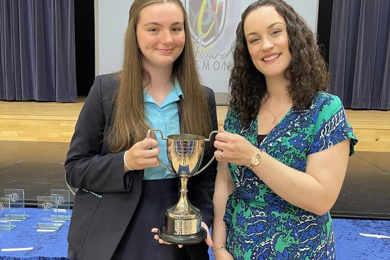Top Achieving GCSE student Ellie May Close.