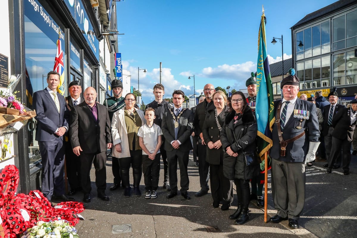 Memorial service is held in memory of soldiers killed in Lisburn bomb 36 years ago