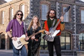 ​The overall 2024 Buskfest winner – Belfast-based rock band Banshee.