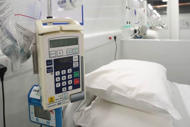 A senior Southern HSC figure has stressed that any potential impact on patients and staff by planned budget cuts would be constantly reviewed. Picture: DANNY LAWSON/POOL/AFP via Getty Images.