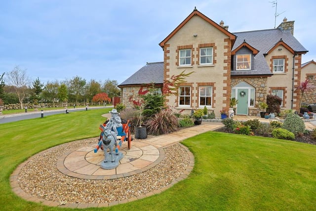 The property sits on a magnificent landscaped site.