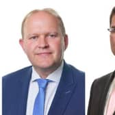 Alderman Gareth Wilson (left) and Councillor Peter Lavery. Pictures: ABC Borough Council