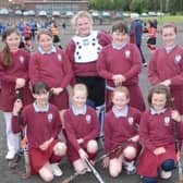 The Upper Ballyboley PS hockey team pictured at the Larne Primary Schools' competition at Larne High School in 2007.