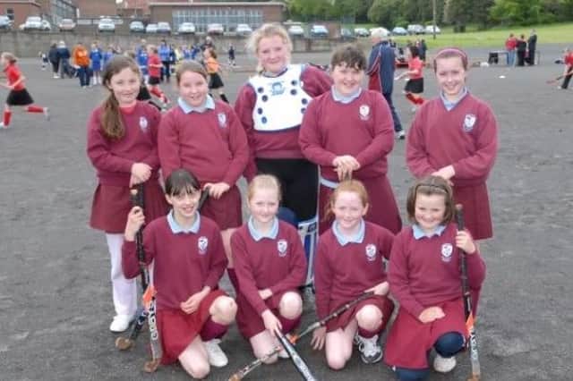 The Upper Ballyboley PS hockey team pictured at the Larne Primary Schools' competition at Larne High School in 2007.