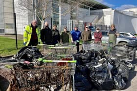 The Six Mile Water Trust has been carrying out a River Clean Up Day annually since 2016, along with the Antrim & District and Ballynure angling clubs.  Photo: SMWT