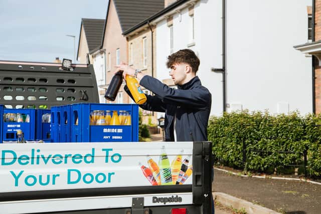 Maine lorries from Ballymoney have provided soft drinks for 75 years. Picture: Maine Soft Drinks