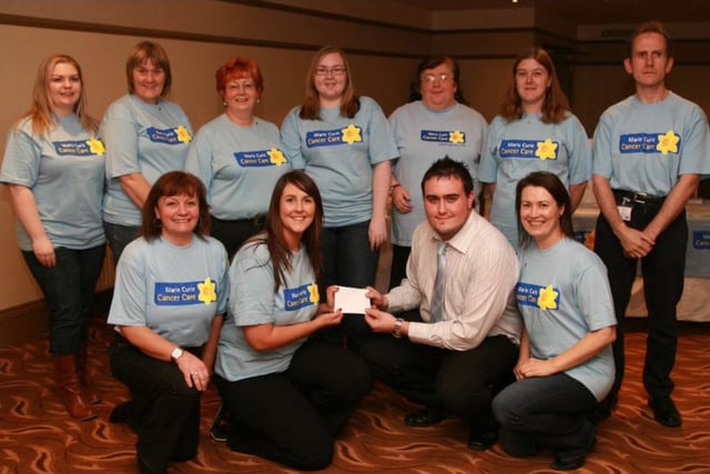 Muriel’s Marie Curie Fundraising Group held a charity quiz at Knockagh Lodge in 2009