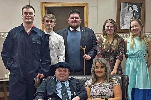 The cast of Moycraig's 'Don't Tell the Wife'