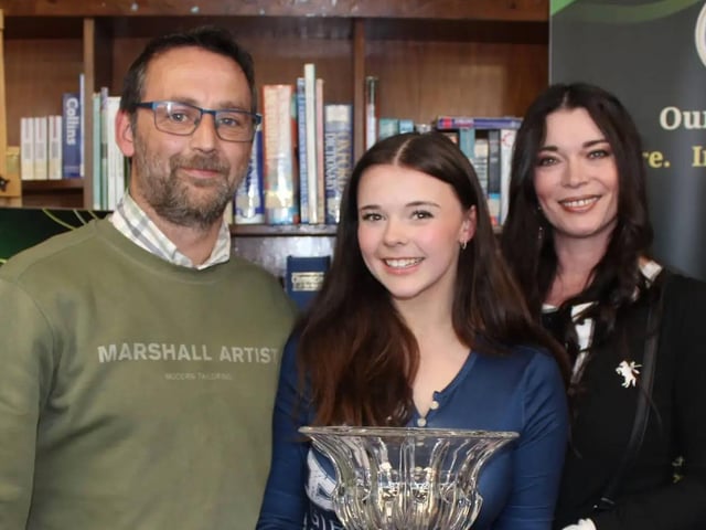 Students at St Patrick's Academy receive recognition at prizegiving ceremony