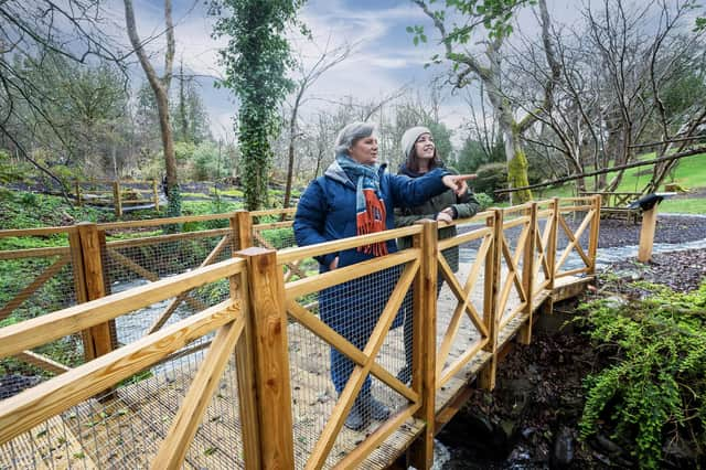 Ruth Conacher and Cheryl Davidson explore the many fascinating features of The Lost Garden Trail.