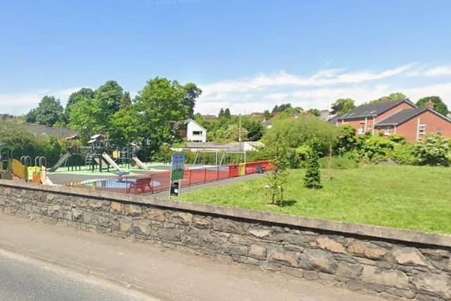 Public consultation to be held into parking provision at Lambeg Play Park. Pic credit: Google