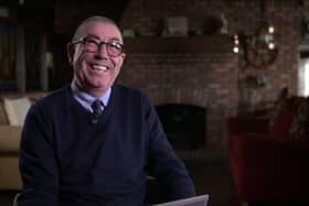 Dave Boy McAuley enjoying the archive footage in UTV's series '‘Homemade Heroes’'. Picture: UTV
