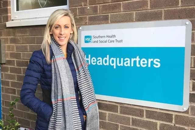 Upper Bann MP Carla Lockhart who had a meeting with senior management of the Southern Health Trust in Craigavon, Co Armagh.