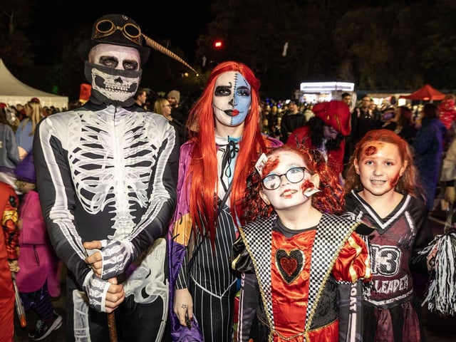 Roemill Playing Fields was the venue for an evening of spooky entertainment as visitors dressed up and took part in the fancy dress competition, with prizes up for grabs for some of the most creative costumes on the night.