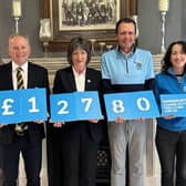 Portstewart Golf Club 2023 Captain Stephen Macaulay and 2023 Lady Captain Agatha Mullan help to publicise their fabulous fund-raising