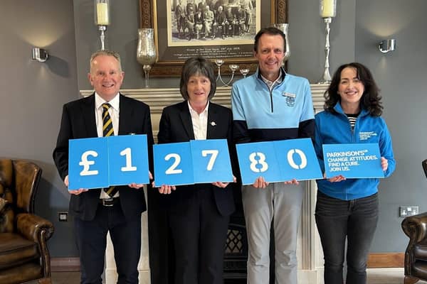 Portstewart Golf Club 2023 Captain Stephen Macaulay and 2023 Lady Captain Agatha Mullan help to publicise their fabulous fund-raising